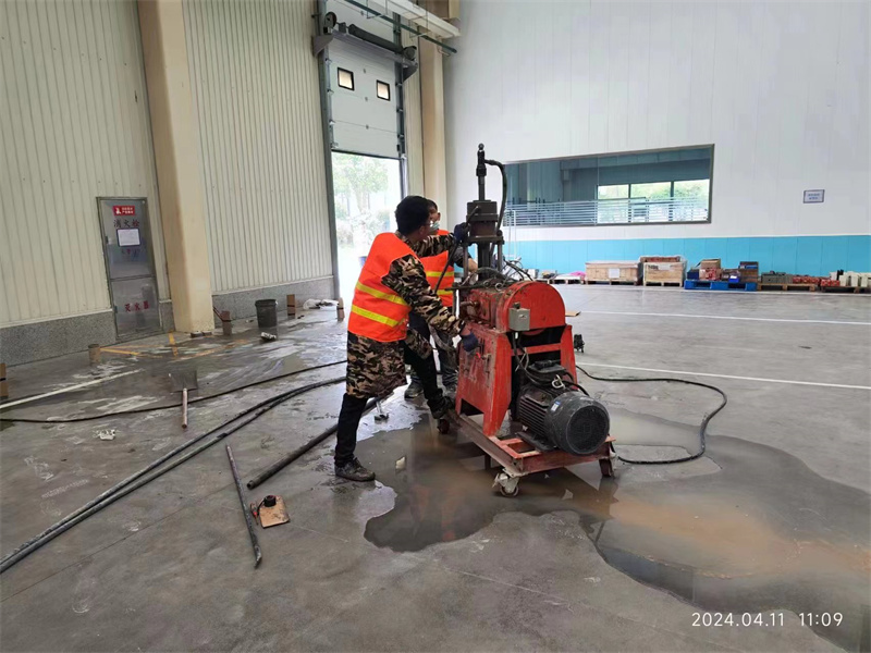 井研厂房地面下沉塌陷注浆加固施工